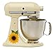Sunflower Floral Bakery Vinyl Decals for Kitchen Mixers
