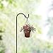 Urban Deco 4PK Heavy Duty Shepherds Hook, 37' Inch Tall Adjustable Height Shepards Hooks for Outdoor, Plant Hangers Garden Stakes, Plant Hooks Pole for Wedding, Garden, Outdoor