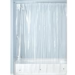 InterDesign PEVA 3 Gauge Shower Liner, 72 x 72, Clear