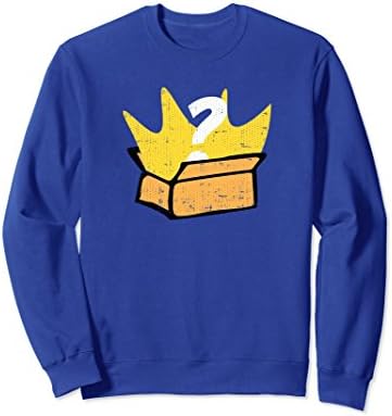 Unisex Unboxing Sweatshirt for Influencer XL: Royal Blue