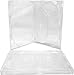 Square Deal Recordings & Supplies (25) 6-Disc Capacity Super Clear 14MM DVD Empty Replacement Cases with Wrap Around Sleeve #DV6R14CL