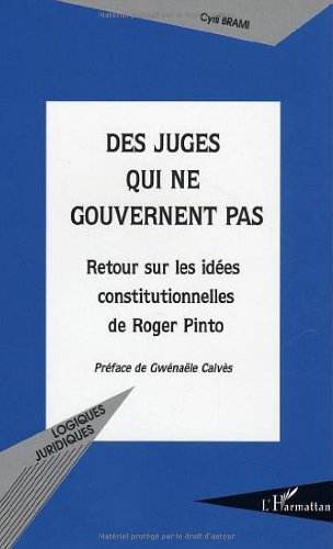 Des  juges qui ne gouvernent pas