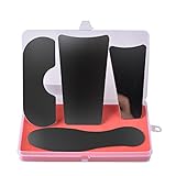 AZDENT® Stainless Steel Intraoral Mirror Single-side Orthodontic Photographic Mirrors Dental Reflector(4pcs/Set)