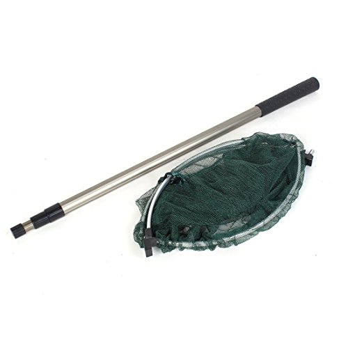 uxcell Metal Telescoping Handle 3 Sections Folding Fisherman Fishing