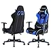 GTRACING Gaming Chair Fabric Racing Office Computer Game Chair Ergonomic Backrest and Seat Height Adjustment Recliner Swivel Rocker with Headrest and Lumbar Pillow E-Sports Chair Blue