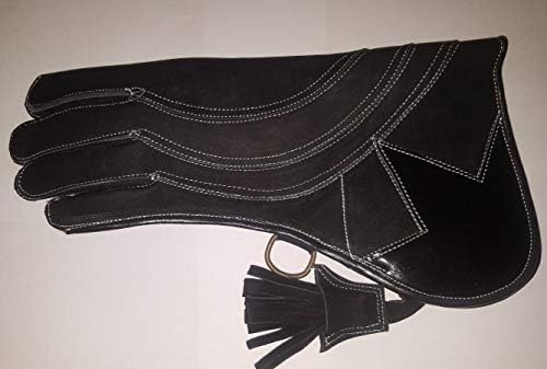 Falconry & Small Eagle Glove 4 Layers Nubuck Leather 14 Inches, Sizes Available