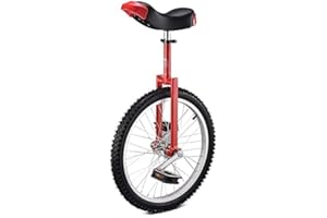 Unicycle， 20 Inch Wheel Unicycle for Adults - Adjustable Seat 150kg Capacity Circus Performance Quality