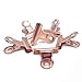 Push Pins Clips, Creative Paper Clips with Pins for Cork Boards Bulletin Boards Cubicles Walls Great Alternative 15 Pcs