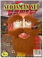 Scotsman Ginger Beard Moustache & Eyebrow Set