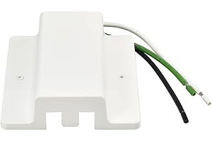 J.LUMI Floating Canopy Connector for Track Light Rails, 120V AC 20A,Compatible with Halo Track System, Black or White, UL Lis