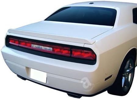 08-13 Dodge Challenger Lip Spoiler - Factory Style - Painted or Primed : SW1 / PW1 Stone White