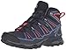 Salomon Women's X Ultra Mid 2 GTX W hiking Boot, Nightshade Grey/Deep Blue/Coral Punch, 7 B(M) US