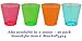 Party Essentials Hard Plastic 2-Ounce Shot/Shooter Glasses, Pack of 60, Assorted Neon, Multicolor