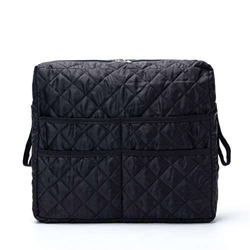 Wheelchair Backpack Bag, Black Wheel Chair Storage Tote Accessory for Most Scooters, Walkers, Rollators - Manual, Powered or Electric Wheelchairs, Travel Messenger Backpack GJB220 (Black) - Thumbnail 3