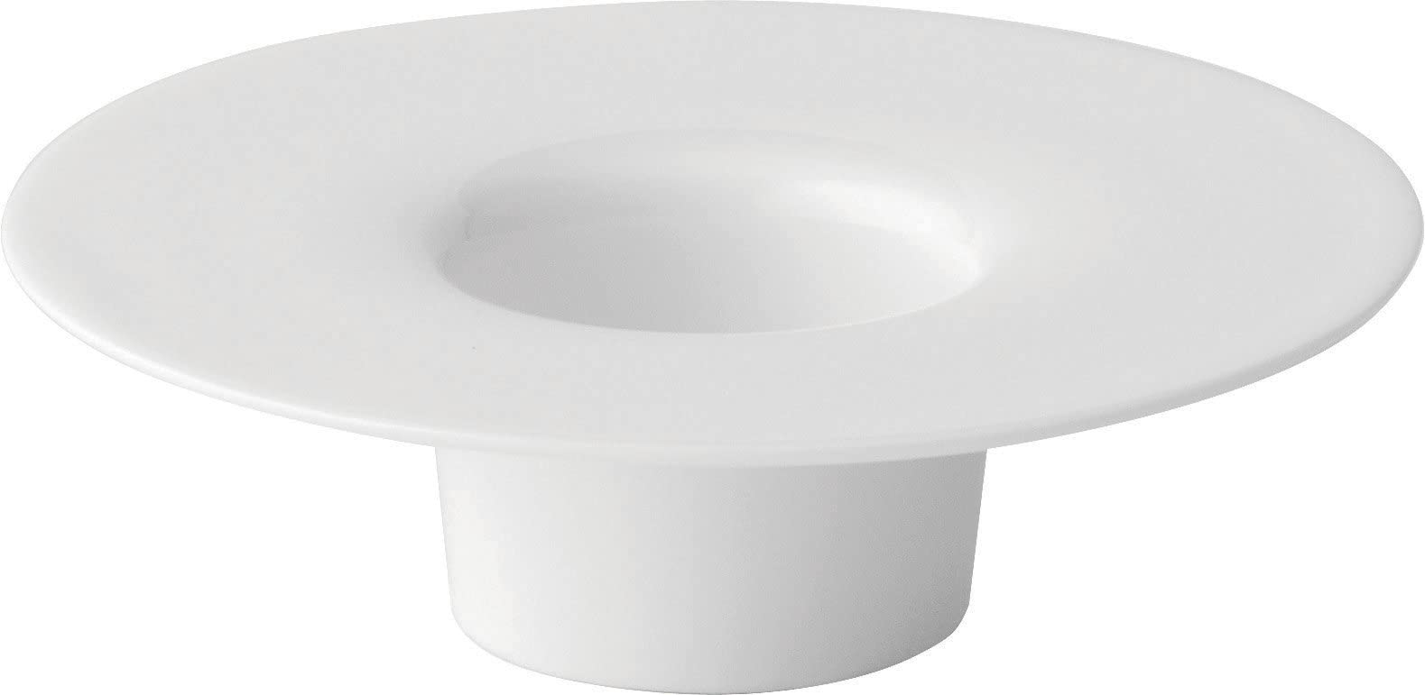 Utopia Z03206 Fine China Mini Wide Rimmed Dish/Shot Holder, 4.5", 11.5 cm, Used with P41050 Or G11106020, Anton Black (Pack of 6)