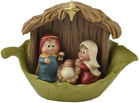 Immagini Sacra Famiglia Natale.Vawaa Presepe Di Natale Europeo Gesu Mini Religioso Sacra Famiglia Presepe Figurine Cristiano Santo Bambino Figure Cattoliche Amazon It Casa E Cucina