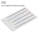 Ear Nose Piercing Needles, CINRA Piercing Needles Supply Mix Sizes 12G 14G, 16G, 18G and 20G Body Piercing Needles for Piercing Kit Supplies Body Piercing Tool (100)