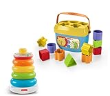 Fisher-Price Rock-a-stack and Baby's First Blocks Bundle [Amazon Exclusive]
