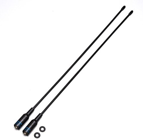 Radio Antenna Nagoya Series NA-771 15.6 Inch VHF/UHF 144/430Mhz Top Rated Antenna SMA-Female Compatible with Baofeng Uv-5r Uv-82 F8hp (2 Pack) by Yxisn5