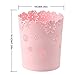 Wastebasket Super Mini, Hollow Flower Shape Plastic Lidless Wastepaper Baskets Trash Can - S, Mini Size(6.3 * 4.92 * 7.28inches)