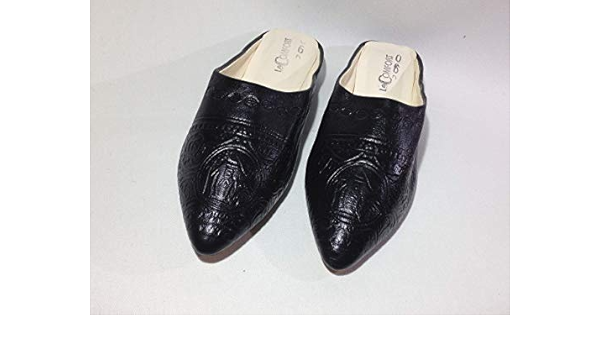 ladies leather house slippers