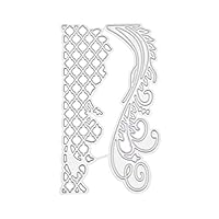 Rhfemd Flower Backdrop Metal Cutting Dies Stencil for DIY Scrapbooking Card Making Stamp Paper Card Embossing Craft Decor