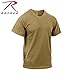 Rothco Moisture Wicking T-Shirt - Base Layer Performance Shirt for PT and Uniform Use (US, Alpha, Medium, Regular, Regular, Brown)