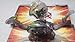 Bakugan Translucent Darkus Dharak 720G [loose no cards]