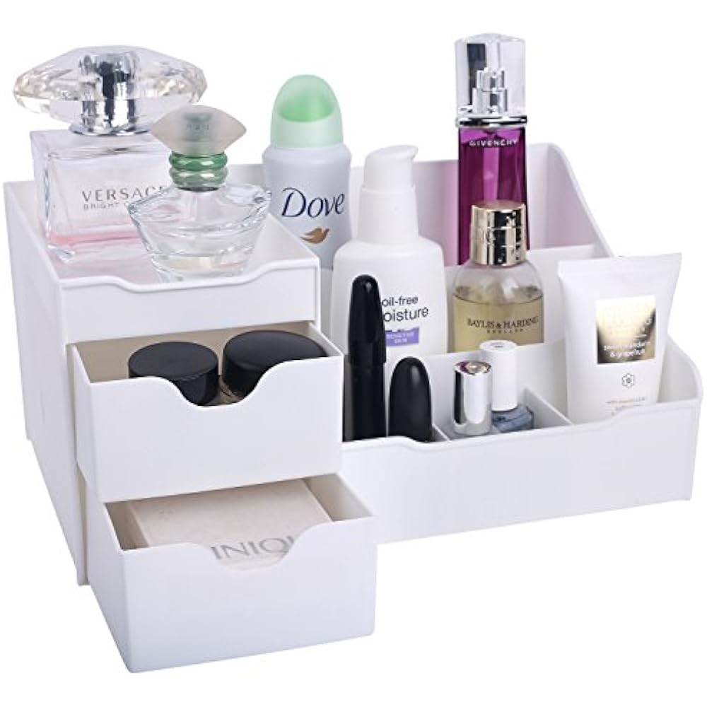 White Makeup Organizer With Drawers annialexandra