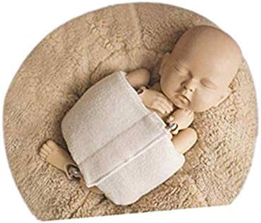 新生児 赤ちゃん 写真撮影小道具 男の子 女の子 ポテト ポージング プロポーズ 赤ちゃん 輪郭 ポーズ ラップ ベージュ Midlothiantsi