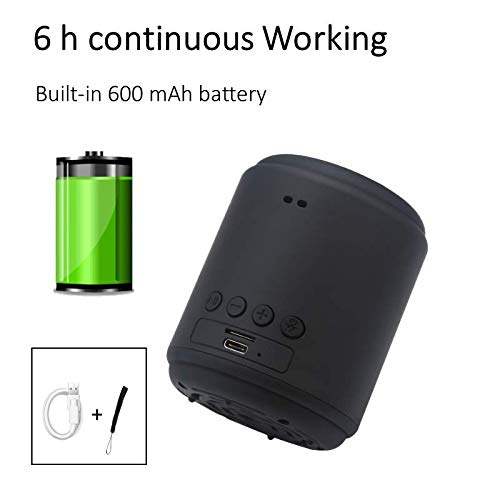 Mini-bluetooth-luidspreker, draadloos, 50 dB, subwoofer, draagbaar, extra bas, waterbestendig, voor smartphones, tablets… - Afbeelding 6