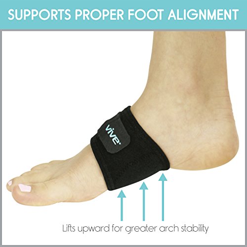 Arch Support Brace by Vive Plantar Fasciitis Strap for Foot Pain