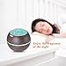 TOMNEW 150ML Aromatherapy Diffuser Ultrasonic Essential Oil Diffuser Kids Room Fragrance Mini Aroma Humidifier Wood Grain Waterless Auto Shut-off and 7 Color LED Lights Changing for Home Baby (Black)