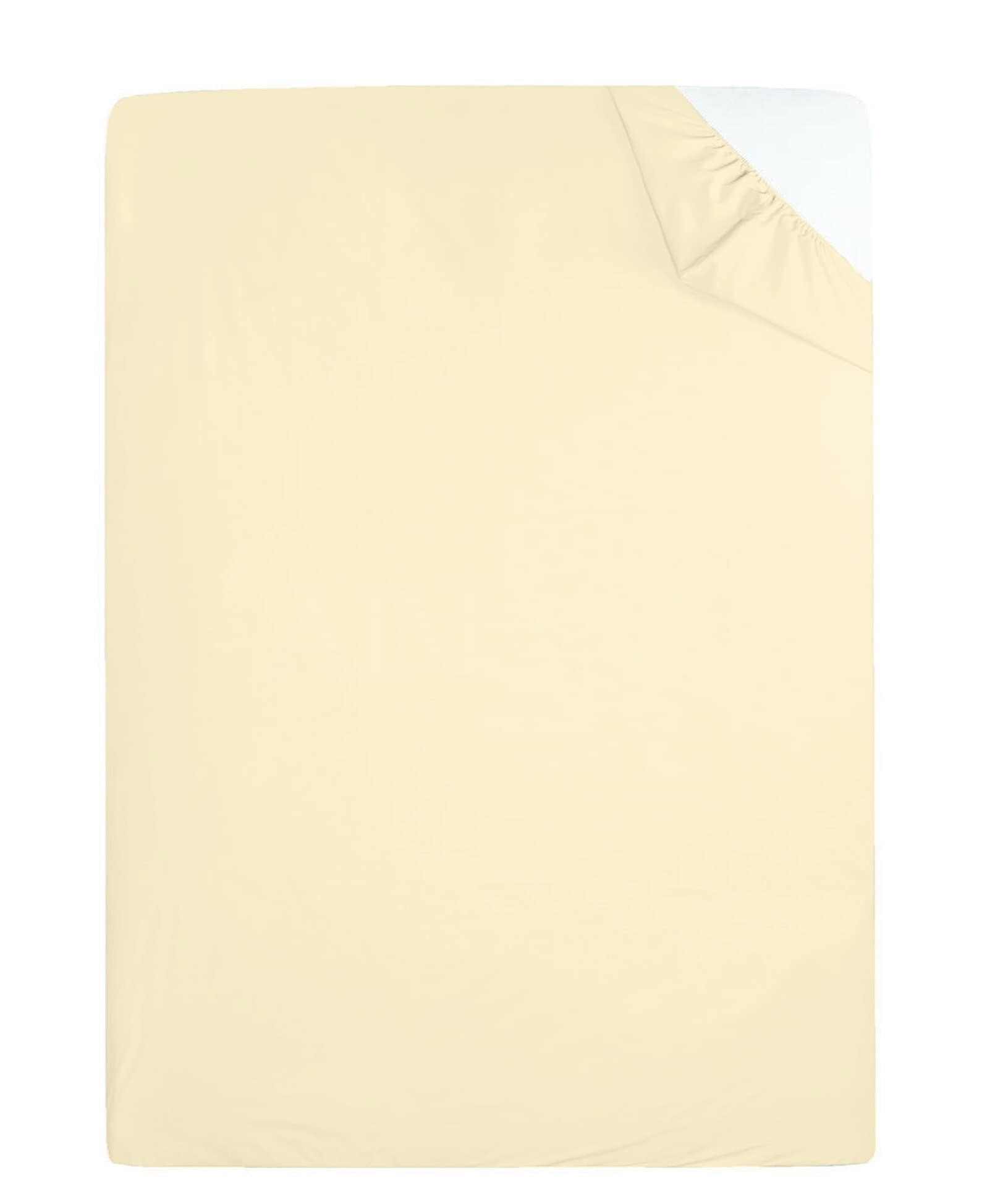 Percale Easy Care Polycotton Bunk Bed Fitted Sheet 2ft 6" (76cmx190cm) Perfect for Camp Kids Bunk Beds/RVs/Guest Beds/Caravan Campervan/Small Single Bed (Cream) — image 1