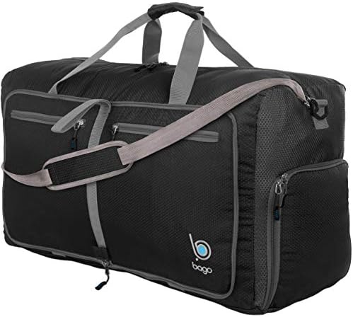 Bago 80L Duffle Bag for Women & Men - 27" Travel Bag Large Foldable Duffel bag 1 Bago 80L Duffle Bag for Women & Men - 27" Travel Bag Large Foldable Duffel bag