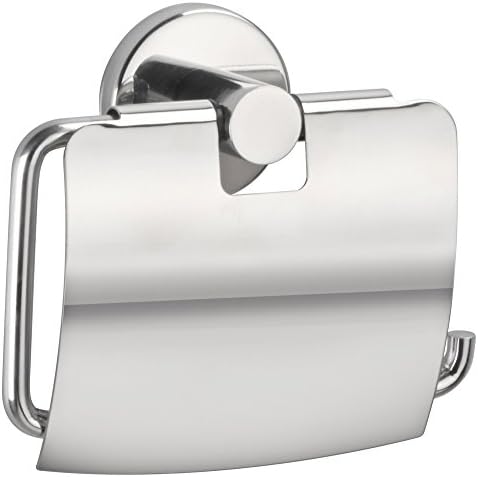 Jwell Toilet Tissue Paper Roll Holder / Dispenser with Lid - Star Series (SR LPH)