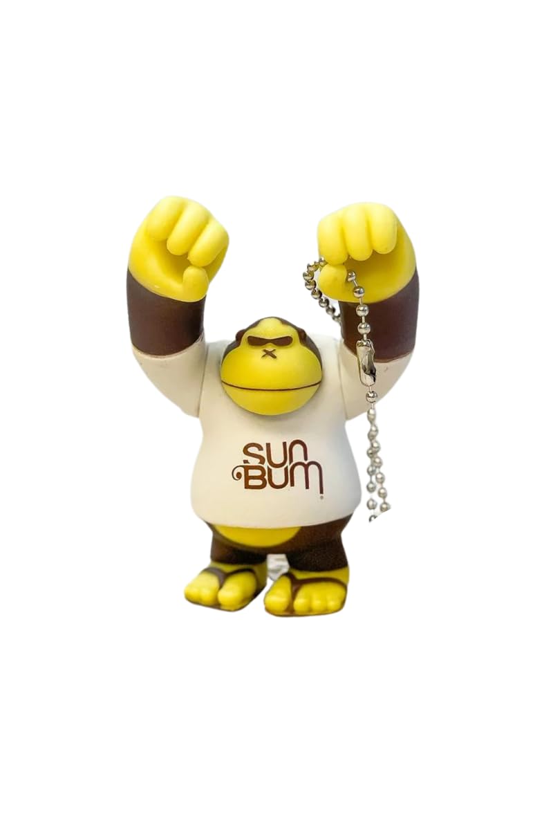 Sun Bum Sonny Figure Key Chain, Accessory for Beach Bag, 1 Count