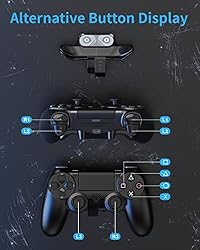 OLCLSS Paddles for Playstation4 Controller, Strike