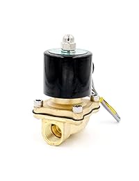 Baomain latón 1/2 inch eléctrico válvula solenoide Agua Válvula de aire combustibles N/C AC 220 V