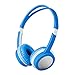 Kids Headphones, Comfortable and Adjustable Wired Over Ear Headphones with Volume Limiting for Boys and Girls-Blue