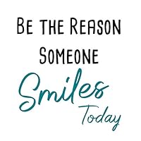 GULIGULI Be The Reason Someone Smiles Today-Inspirational Quotes Wall Decals-Vinyl Stickers for Bedroom Living Room School Office Home Decor