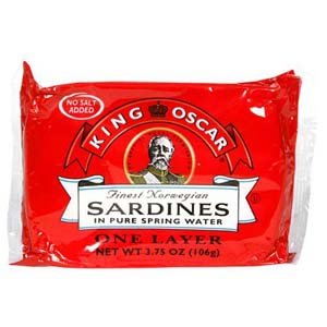 KING OSCAR WILD CAUGHT BRISLING SARDINES IN PURE...