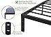 45MinST 14 Inch Platform Bed Frame/Easy Assembly Mattress Foundation / 3000lbs Heavy Duty Steel Slat/No Box Spring NeededNoise Free, King