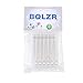 BQLZR Silver 12Ga 1.5 Inch Stainless Steel Dispensing Adhesive Glue Industrial Dispensing Blunt Needle Pack of 12