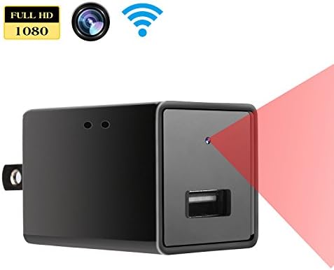 1080P HD Camera P2P Wifi AC Plug Hidden Camera USB Wall Charger Security Wireless Cam/Nanny Cam/Home Security &amp; Surveillance Camera Adapter Support iPhone / Android Smartphones APP Remote View