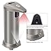 Chunnuo Soap Dispenser 3.0, Touchless Automatic Soap Dispenser, Infrared Motion Sensor Stainless Steel Dish Liquid Handsfree Auto Hand Soap Dispenser for Kitchen and Bathroom(Newest Version)