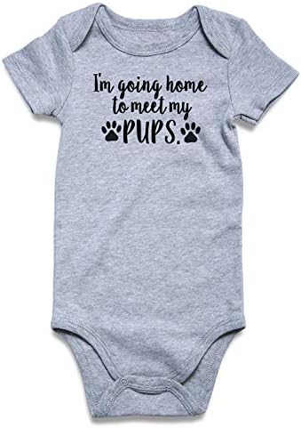Cutemefy Baby Boys Girls Bodysuit Funny Infant Romper Jumpsuit Short Sleeve Outfit Summer Clothes (Size 0-18 Months)