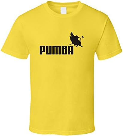 Puma Pumba Funny Men's T -Shirt - Yellow L Daisy