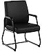 Boss Office Products Heavy Duty Caressoft Guest Chair in Black 350 lbs.