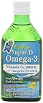 Carlson Labs Super D Omega-3 Natural Vitamin D, 8.4 Ounce Glass Bottle